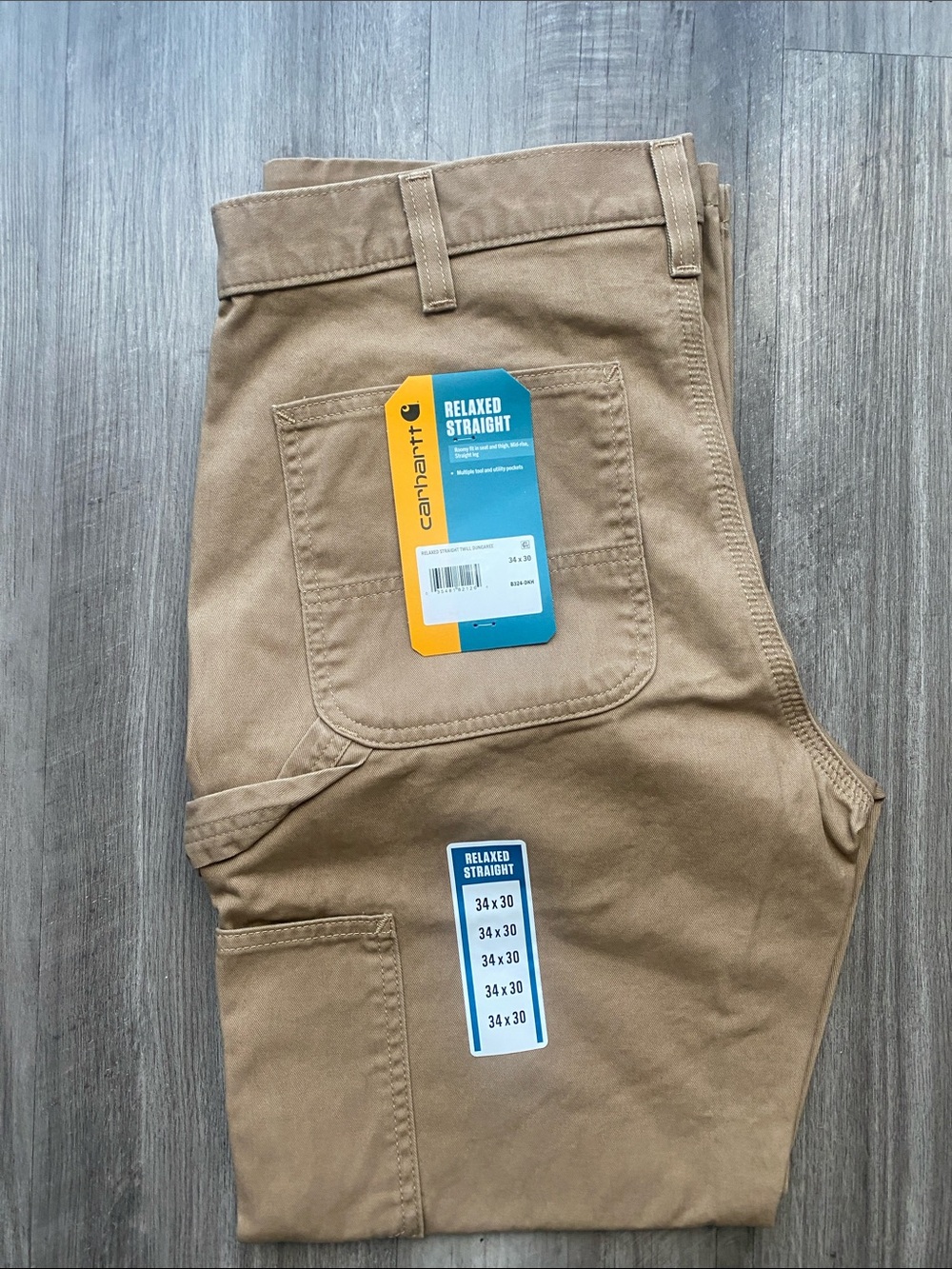 Carhartt Men's Relaxed Straight Cargo Pants - Tan